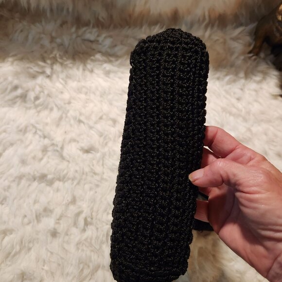 The Sak Hand-Crocheted Black Shoulder Bag Boho Cottage Fairy - Picture 4 of 5